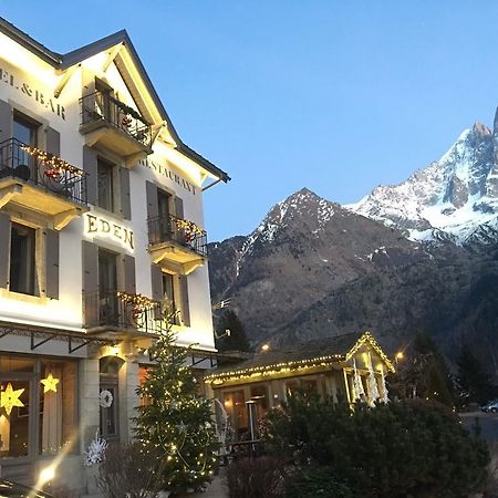 Eden Hotel, Apartments And Chalet Chamonix Les Praz Bagian luar foto