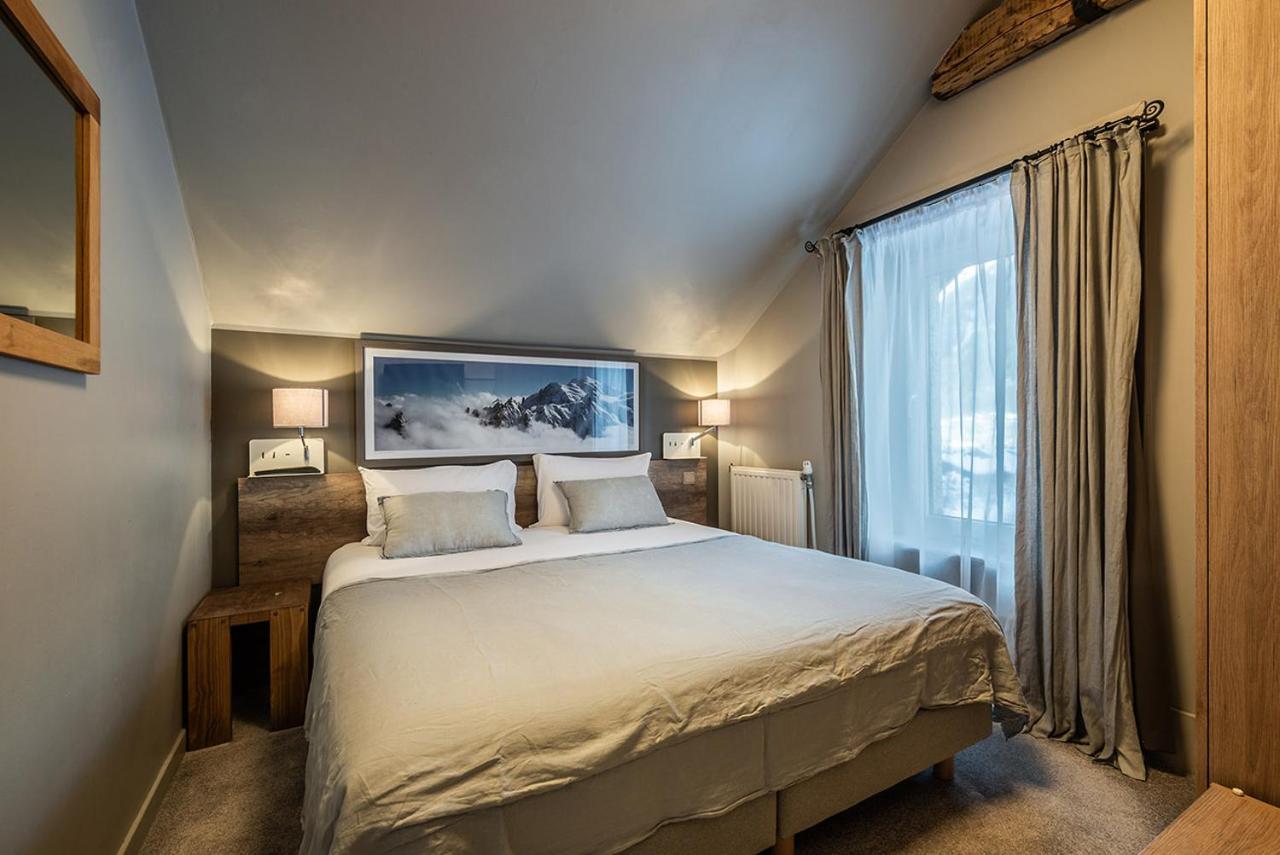 Eden Hotel, Apartments And Chalet Chamonix Les Praz Bagian luar foto