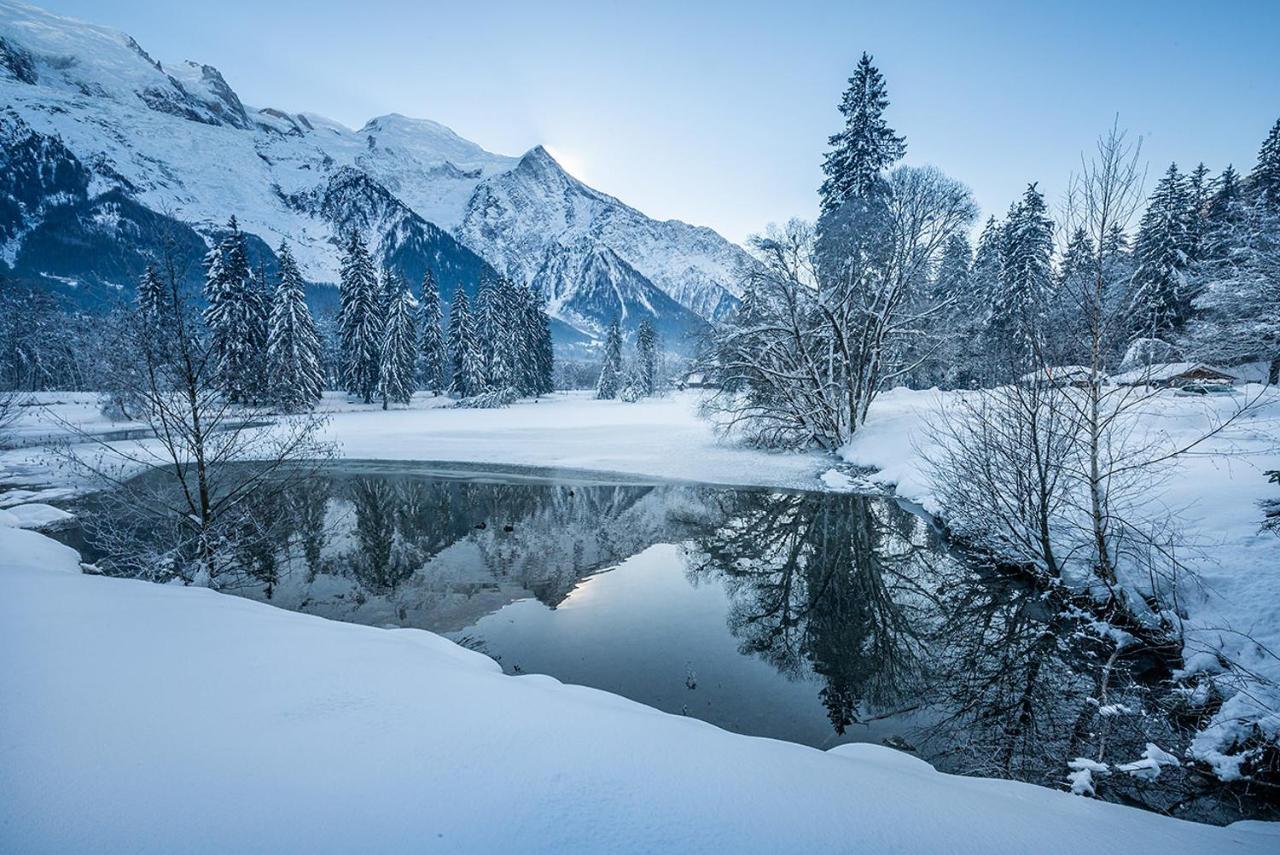 Eden Hotel, Apartments And Chalet Chamonix Les Praz Bagian luar foto