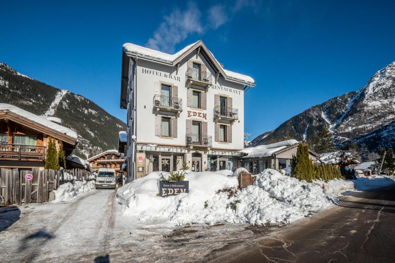 Eden Hotel, Apartments And Chalet Chamonix Les Praz Bagian luar foto