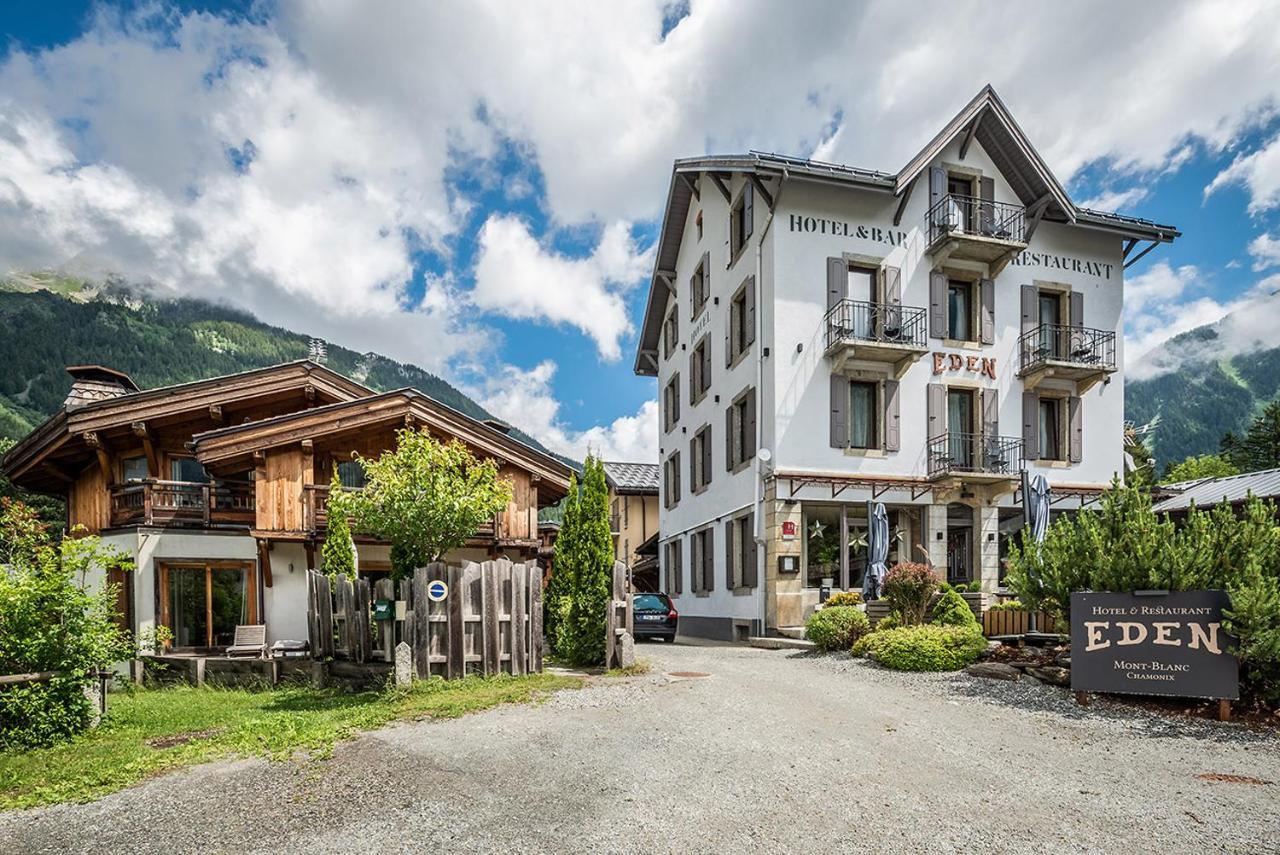 Eden Hotel, Apartments And Chalet Chamonix Les Praz Bagian luar foto