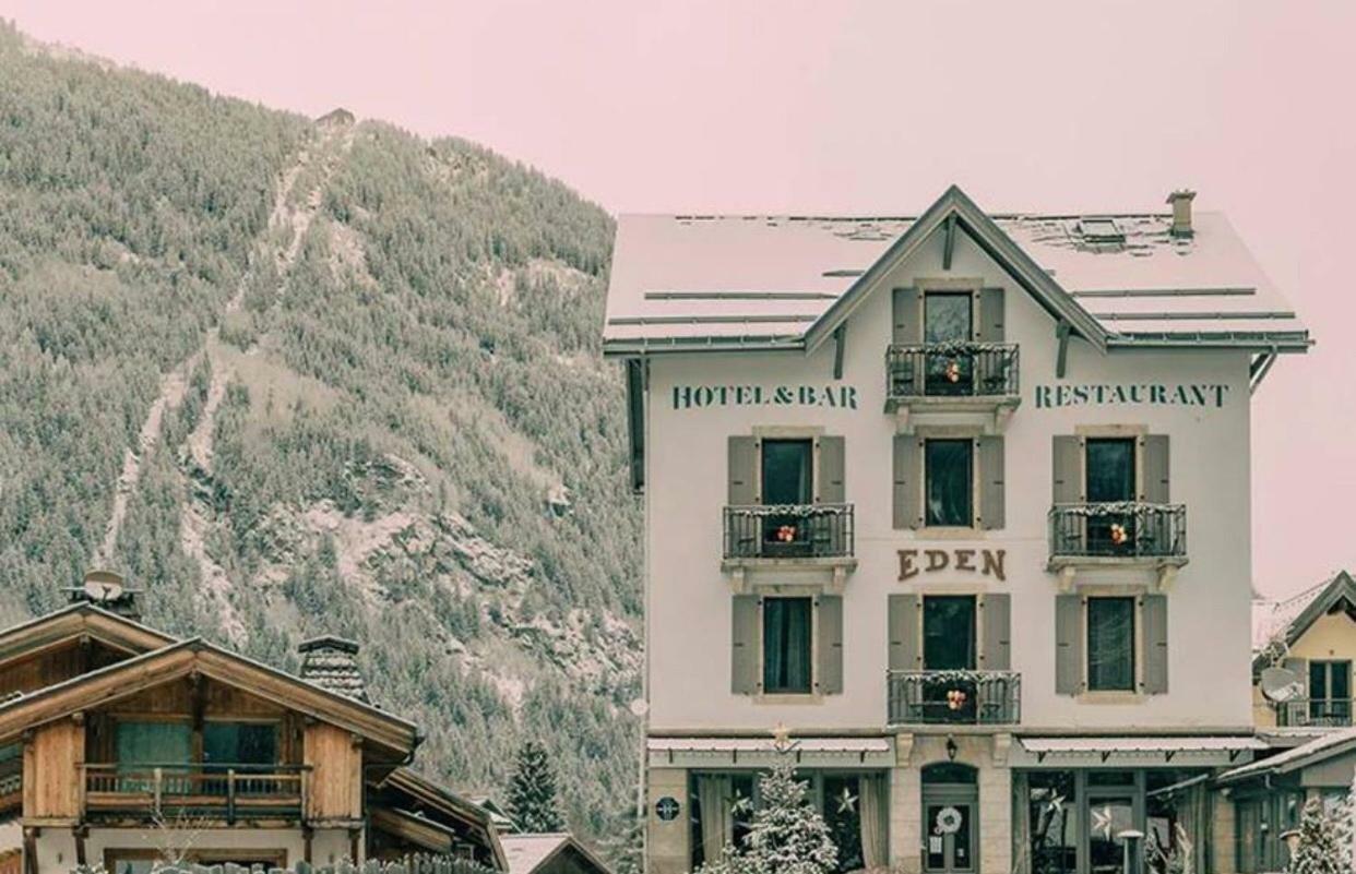 Eden Hotel, Apartments And Chalet Chamonix Les Praz Bagian luar foto